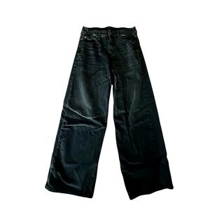 American Eagle Outfitters Black Wide Leg Jeans